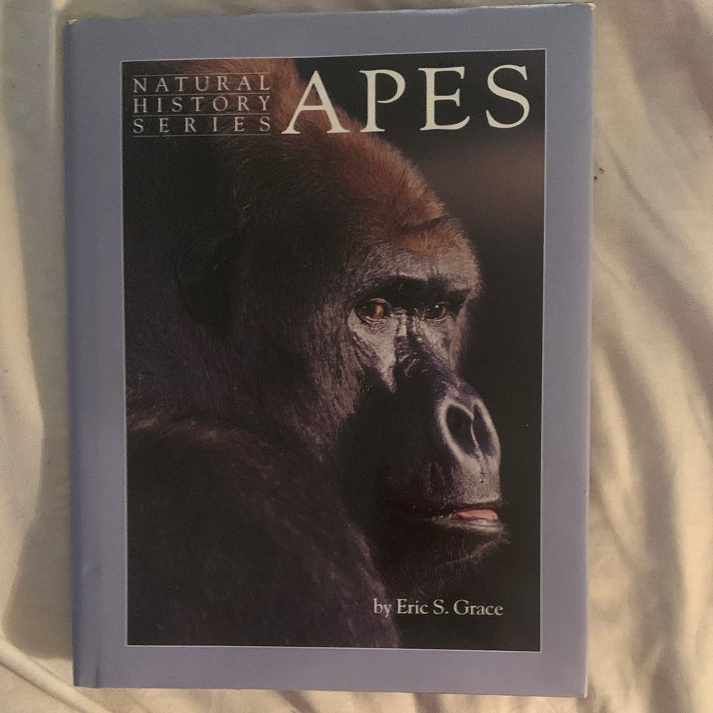 Apes Natural History Series Hardcover Photography Book